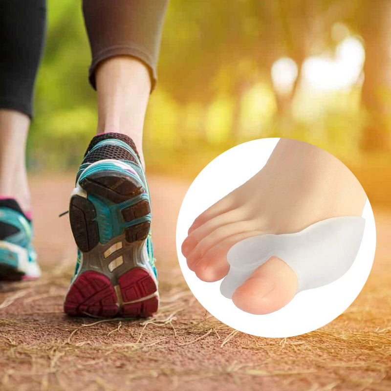 Gel Toe Bunion Separator Corrector,10 Pack Soft Hallux Valgus Protectors Straightener,Bunion Pad & Separates,Relief Bunion Pain - BeesActive Australia