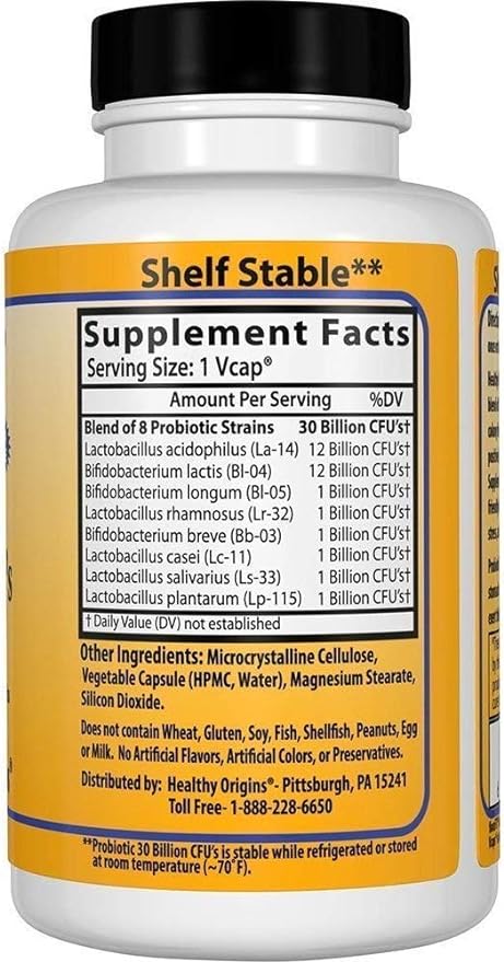 Healthy Origins Probiotic 30 Billion CFU 150 Veggie Capsules [Overseas Direct] [Parallel Import] - BeesActive Australia