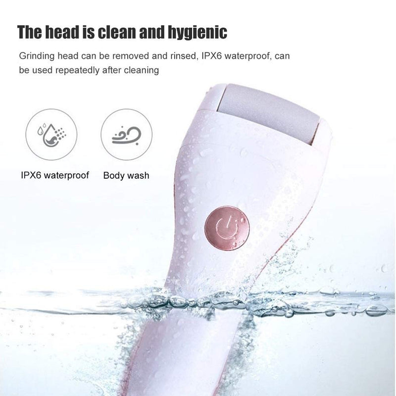 ETT Waterproof LED Light Electric Callus Removers Rechargeable | Portable Electronic Foot Grinder Pedicure Tools | Electric Callous Remover Kit, Pedi Feet Care Perfect for Dead, Hard, Dry Skin - BeesActive Australia