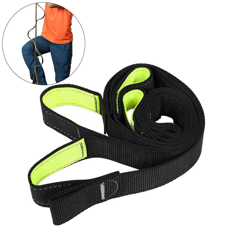 Climbing Aider, MAGT 4 Step Lightweight Wear-Resisting Foot Ascender Loop, Load Bearing Strap Webbing Sling for Climbing Caving Rescue Rock (23KN) - BeesActive Australia