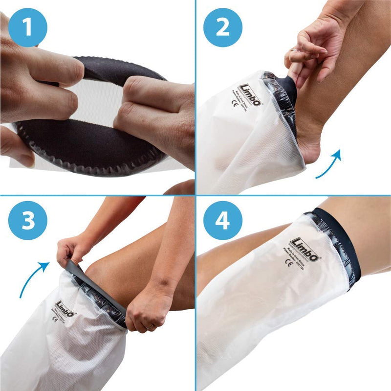LimbO Waterproof Protectors Cast and Dressing Cover, Child Full Leg 11 to 13 Years old FL1113, 39 to 54 cm Upper Thigh Circumference - BeesActive Australia