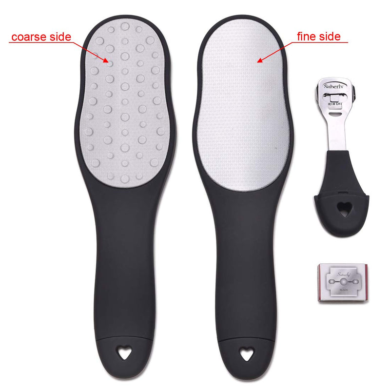 Comes with Professional Double-Sided Mini Version of Dead skin, Hard Leather Foot File. Multifunctional Portable Foot Care, Heavy Duty 403 Stainless Steel Foot Care Tool - BeesActive Australia
