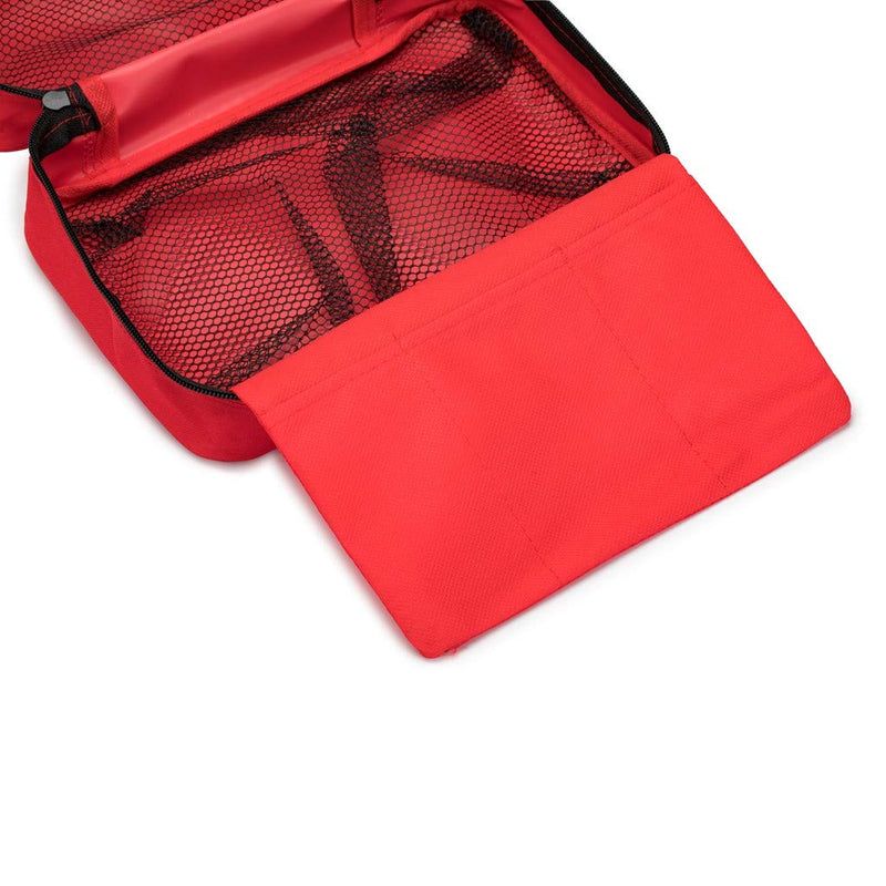 Jipemtra First Aid Bag, Small First Aid Bag Red First Aid Bag Small Portable Medicine Outdoor Travel Rescue Bag Pouch Tote First Responder for Camping Hiking Trekking Sport Home Health Car Red With Handles - BeesActive Australia