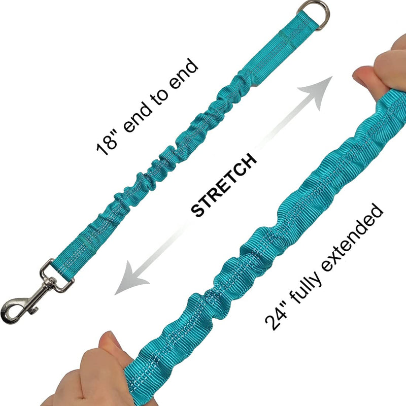 BTINESFUL 50FT Dog Tie-Out Rope + Bungee Dog Leash Extension (Blue) - BeesActive Australia