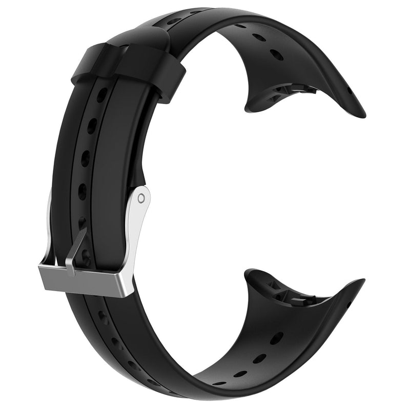 FitTurn Band Compatible with Garmin Swim Watch Bands Replacement Soft Silicone Black Watch Band Sports Strap Wristband Compatible with Garmin Swim Watch - BeesActive Australia