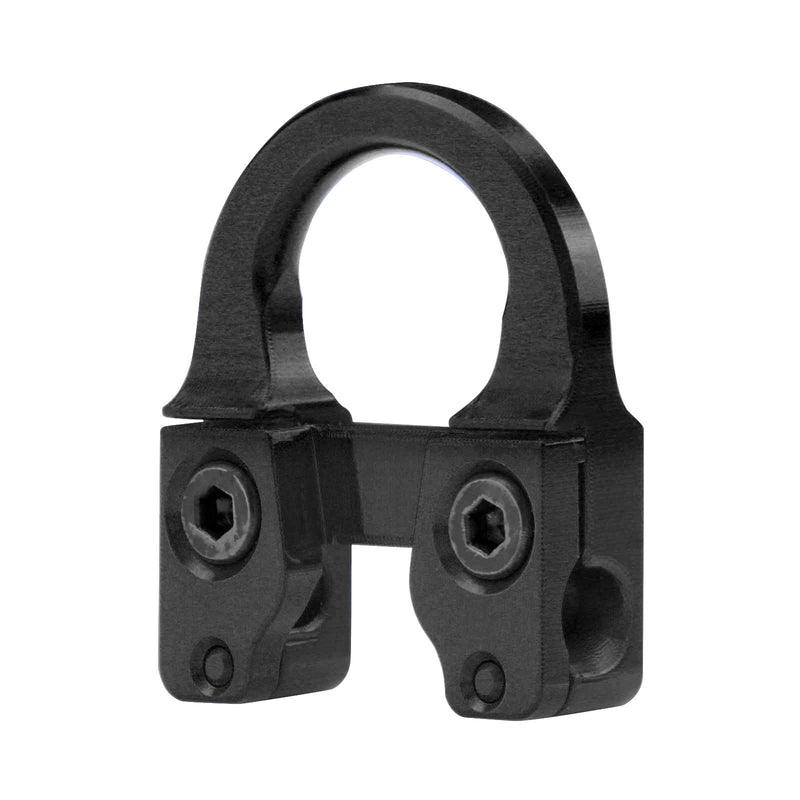 Bowstring Metal D Loop Nocking Loop Buckle Bow Release Aid U Nok Ring with Wrench for Archery Hunting Black - BeesActive Australia