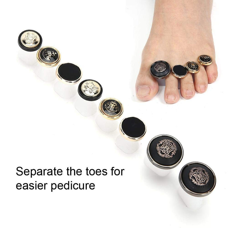 𝐂𝐡𝐫𝐢𝐬𝐭𝐦𝐚𝐬 𝐆𝐢𝐟𝐭 Anti-deformation Anti-corrosion Pedicure Toe Separator, Nail Art Toe Separator, Reusable Safe for Home Salon(Style Group A) Style Group A - BeesActive Australia