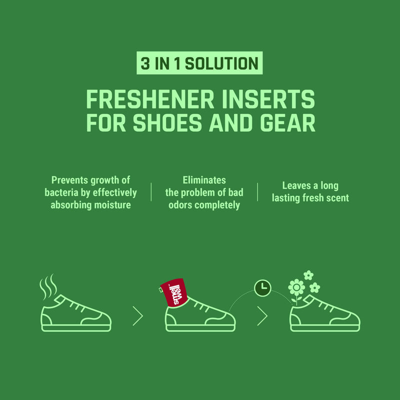 SmellWell XL Active Odour Remover, Shoe Deodorant, Bamboo Activated Carbon Odour Absorber, Moisture Absorber for Shoes, Bags and Against Sweaty Feet (Tropical Floral XL, 1 Pair, 2 x 125 g) 2 Stück XL (2 x 125g) Scented - Tropical Floral - BeesActive Australia