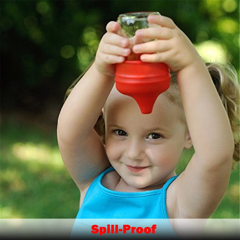 Scoolr Baby Sippy Cup Lids, 3pcs Elephant Spill Proof Food-Grade Silicone Sippy Lids for Kids (Blue+Green+Yellow) - BeesActive Australia