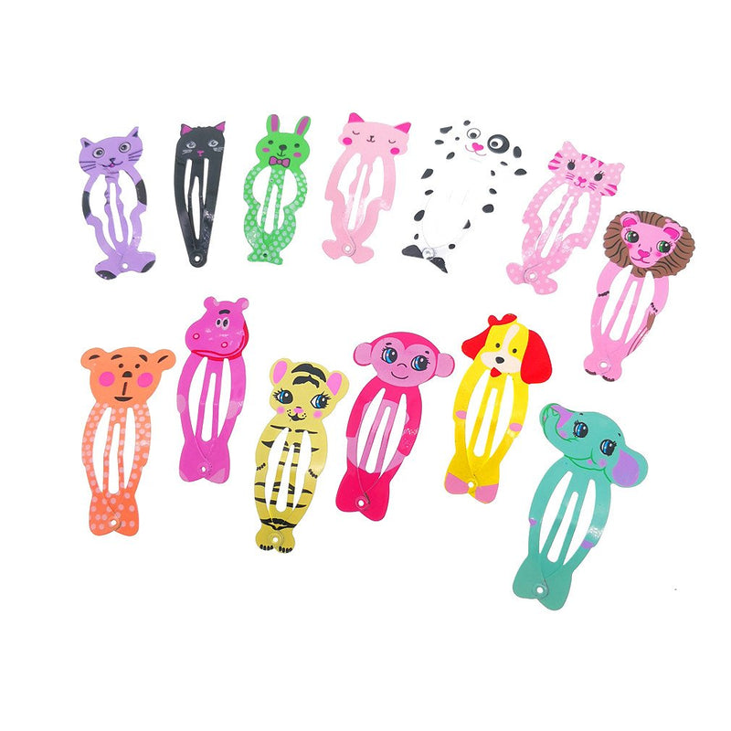 35 Pack Animal Metal Snap Hair Clips Girls Barrettes Hairpins Accessories 35 Pack - BeesActive Australia