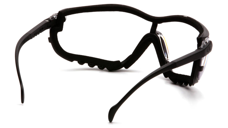 Pyramex Safety GB1810STM V2G Safety Glasses, Black Frame, Clear H2MAX Anti-Fog Lens - BeesActive Australia