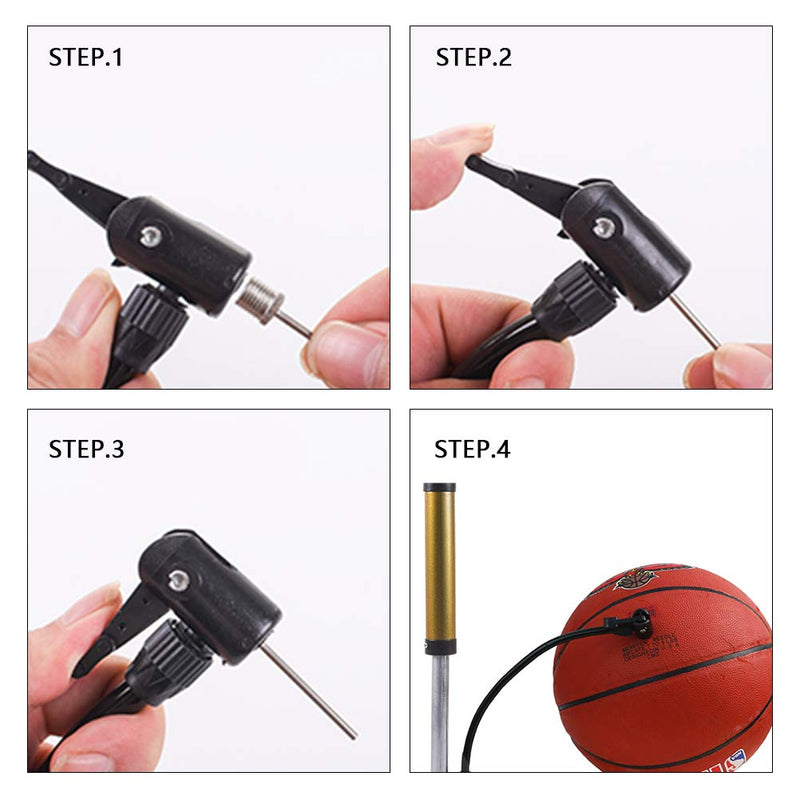 kiniza 20 Packs Air Pump Inflation Needles, Soccer Sports Ball Pump Needle Stainless Steel Basketball Inflating Pins Air Pump Needle for Balls Soccer Basketball Football Volleyball Rugby - BeesActive Australia