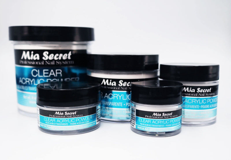 Mia Secret Professional Acrylic Nail System Clear Acrylic Powder, 4 oz. - BeesActive Australia