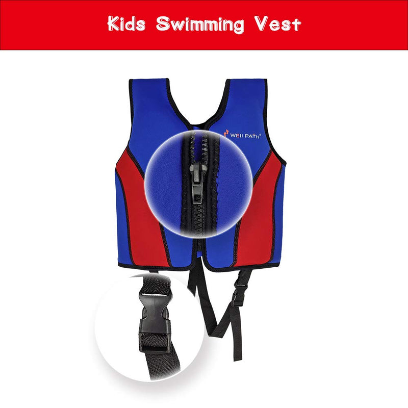 Kids Swim Vest Boys Girls Swimming Float Jacket Floation Waterproof Swim Device Beige 2-3T - BeesActive Australia