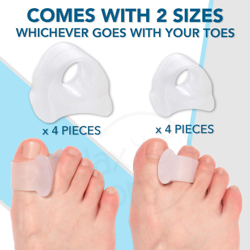 Relax Tony Toe Separators, 8 pieces - BeesActive Australia