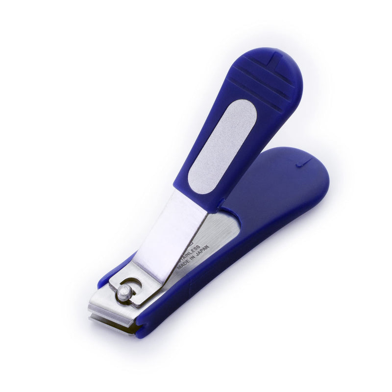 Refine Professional Angled Toenail Clipper, Silver/Blue, 2 Count - BeesActive Australia