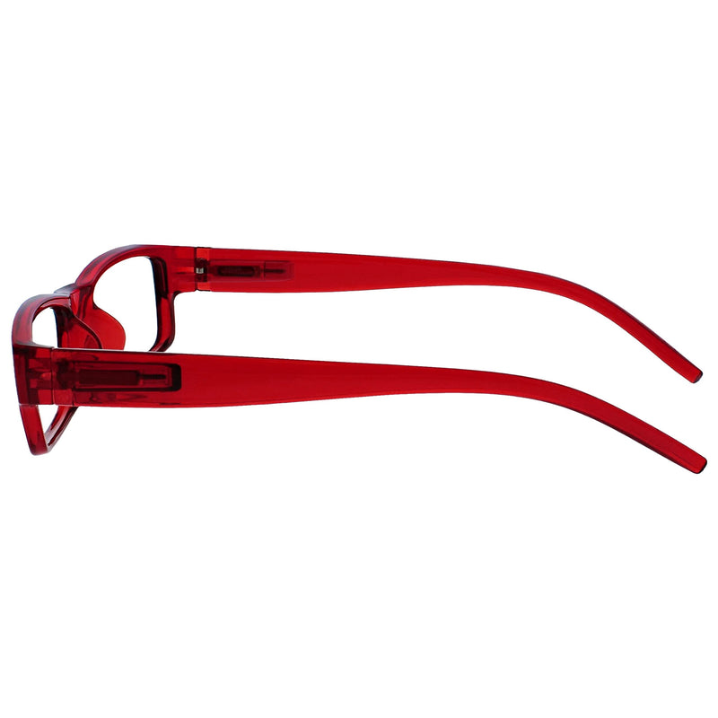 The Reading Glasses Company Red Lightweight Comfortable Readers Mens Womens R32-Z +1.50 +1.50 Magnification - BeesActive Australia