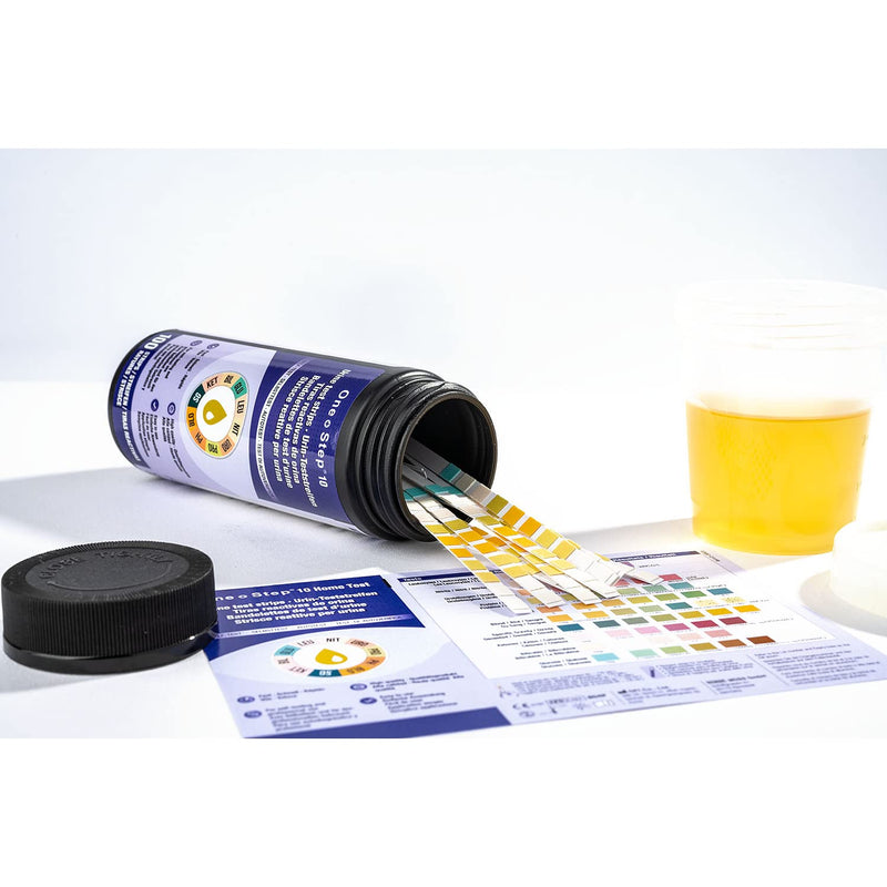 10 Parameter Urine Strips | Dipstick Tests | 100 Test Strips 100 Count (Pack of 1) - BeesActive Australia