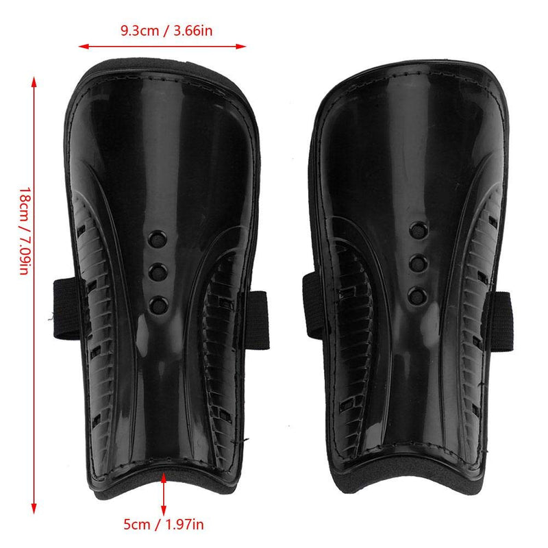 1 Pair Adult Youth Child Soccer Shin Guards, Lightweight and Breathable Football Shinguards Soccer Ball Shin Pads Sports Legs Protector Dual Strap Design for Kids Teenager 4 Colors(Black) shin gu - BeesActive Australia