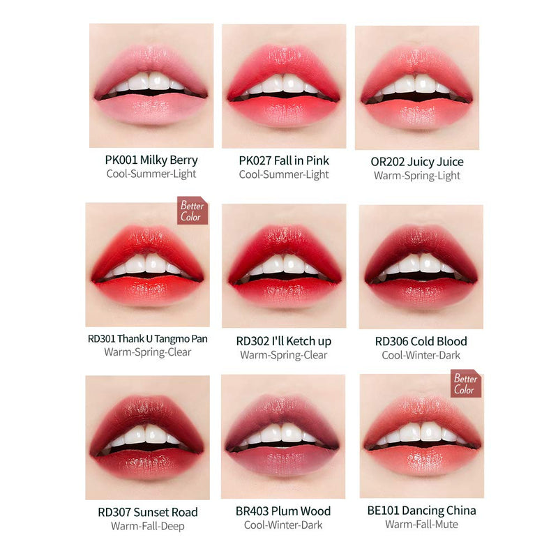 ETUDE HOUSE Better Lips-Talk (#BE101 Dancing China) | Vivid Color Long-Lasting Lipstick with Hydro Shine | Lips Makeup #BE101 Dancing China - BeesActive Australia