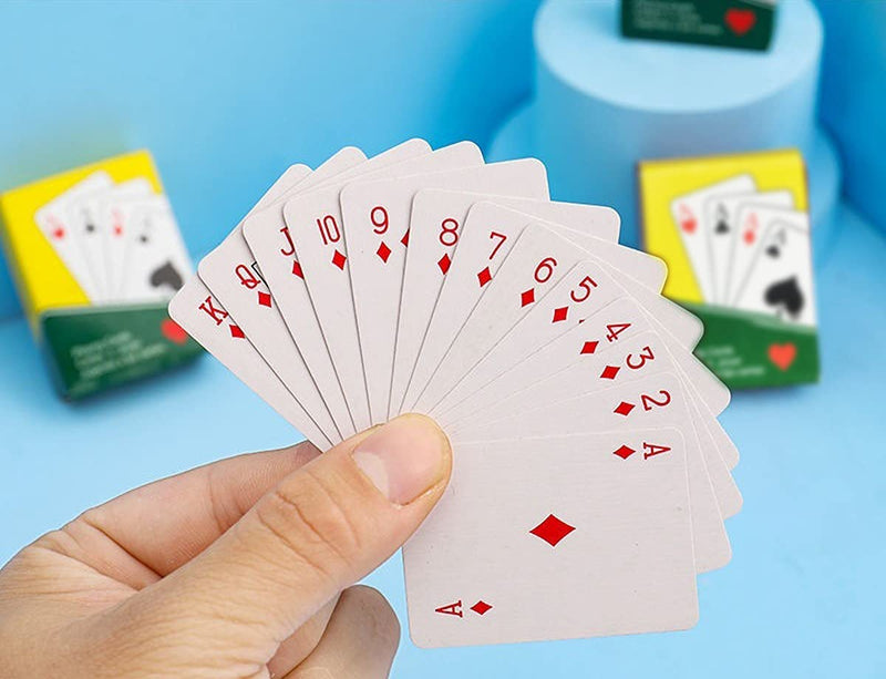 Mini Playing Card, 2 Decks Set Small Casino Poker Game for Kids and Adults, Tiny Deck of Novelty Party Gift for Girls and Boys (1.5 X 2 Inches) - BeesActive Australia