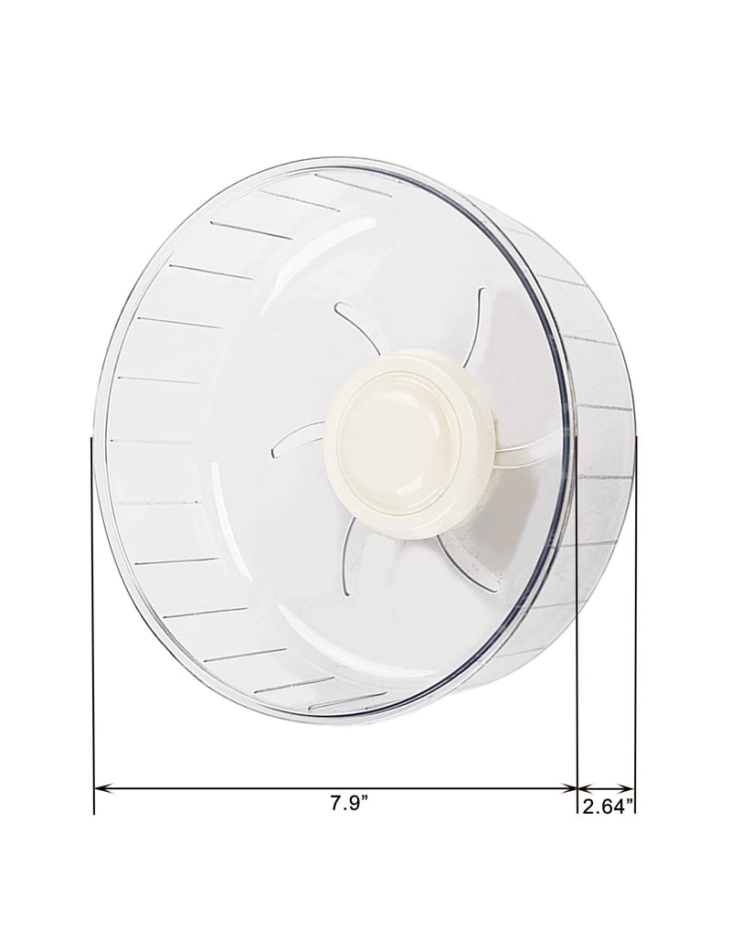 WHFPS Silent Hamster Exercise Wheel - Hamster Toy Accessories Running Spinner Quiet Hamster Runner for Small Animal Pet Gerbil Dwarf Syrian Hamster Hedgehog Rat Mouse Mice etc. 7.9 Inch - BeesActive Australia