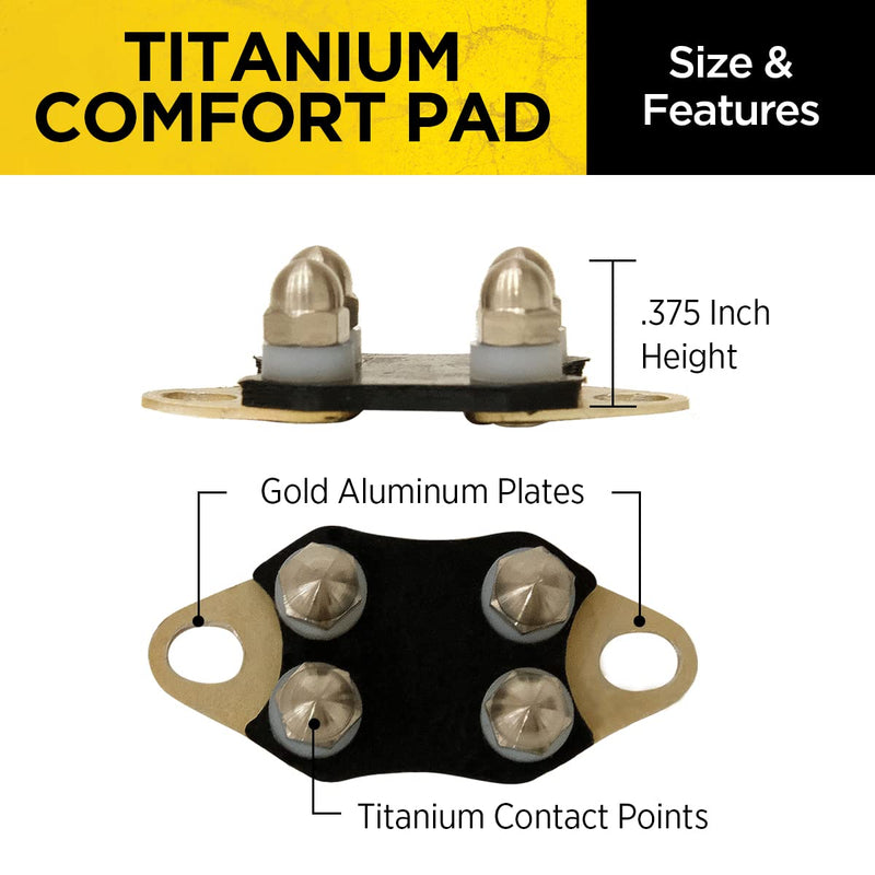Dogtra Titanium Enhanced Contacts Comfort Pad for Dogtra Remote Dog Training eCollars Black - BeesActive Australia