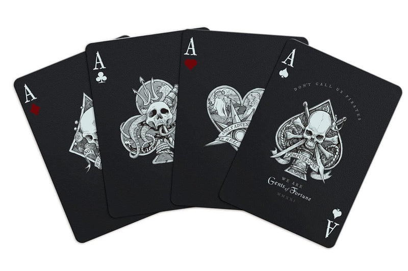 Gents of Fortune Playing Cards Black Flag Edition Waterproof Gent Supply - BeesActive Australia