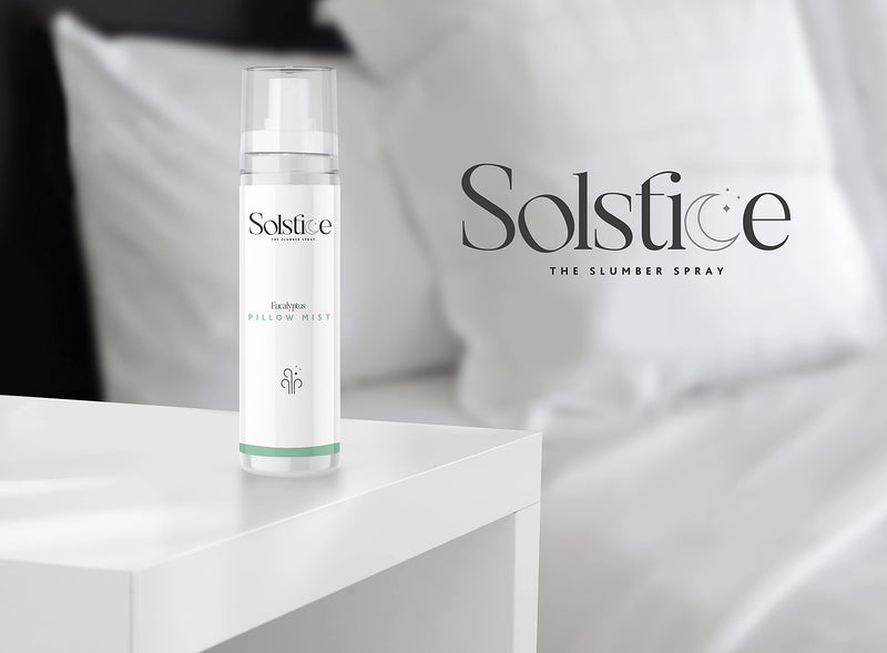 Solstice - Slumber Spray | Pillow Mist | Anti Snore Deep Sleep Aid | Eucalyptus Fragrance - 100ml, Clear Anti Snore Spray - BeesActive Australia
