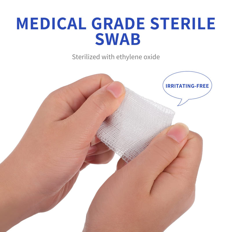 30pcs Cotton Surgery Sponges Gauze Sponge Pads Sterile First Aid Gauze Dressing Pads for Wound Care - BeesActive Australia