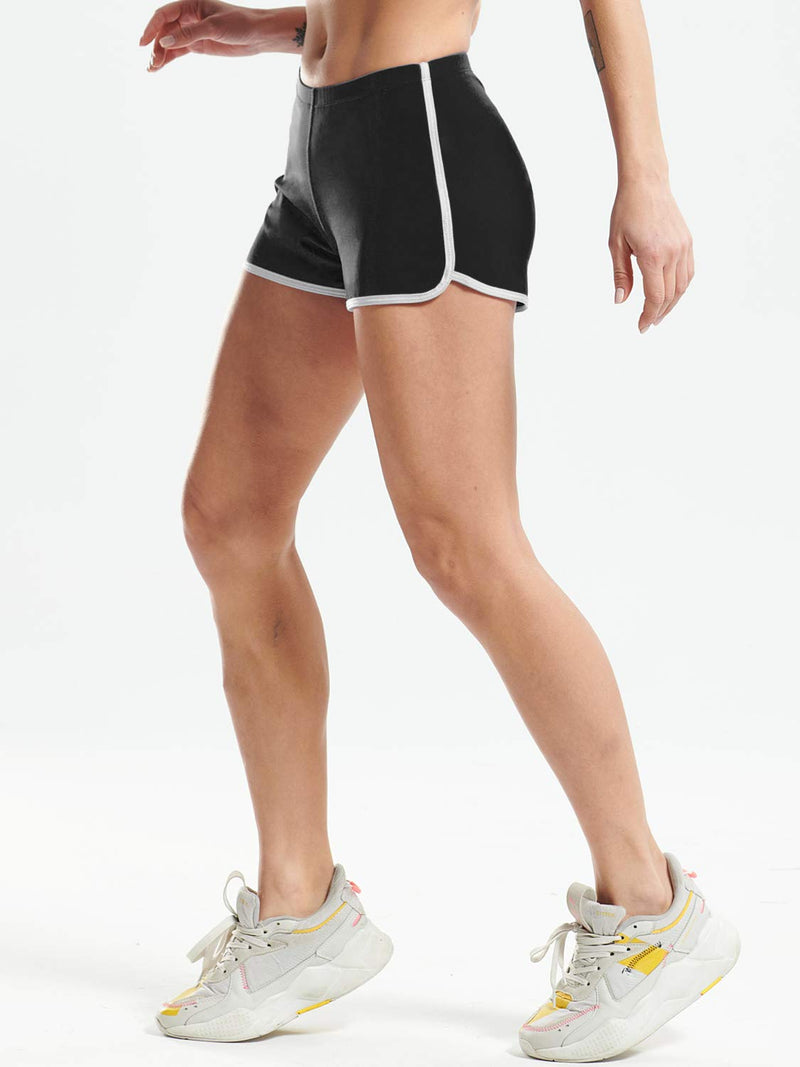 CADMUS Hot Summer Shorts for Women Sexy Booty Shorts for Beach Volleyball Small Pack of 1: Black, 2301# - BeesActive Australia