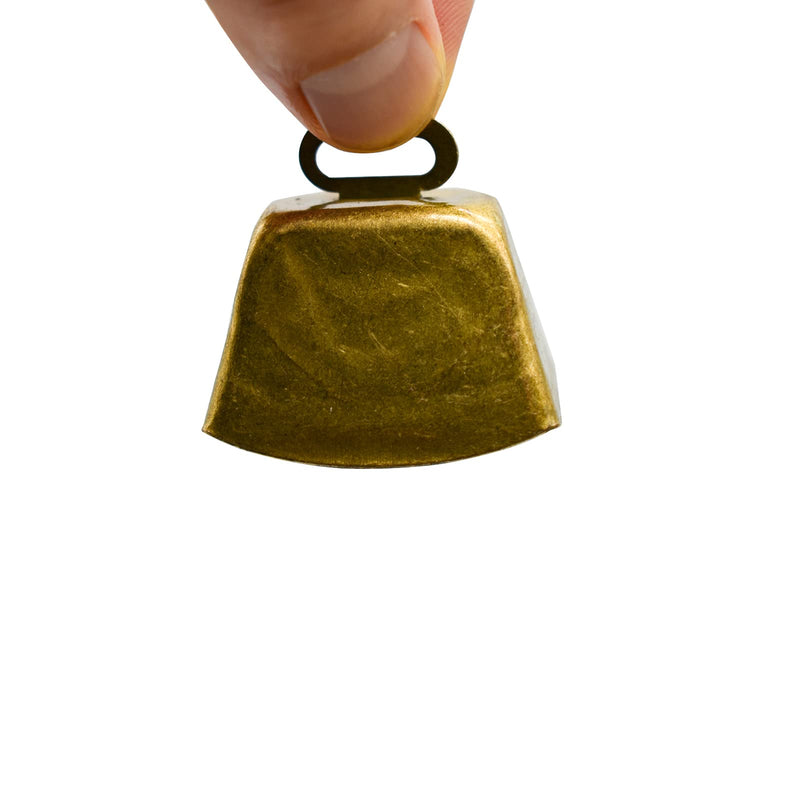 Pinenjoy 17Pcs Copper Grazing Bells Small Metal Cowbell 40mm Bronze Bell for Horse Goat Dog Cattle Farm Animal Pet Anti-Theft - BeesActive Australia