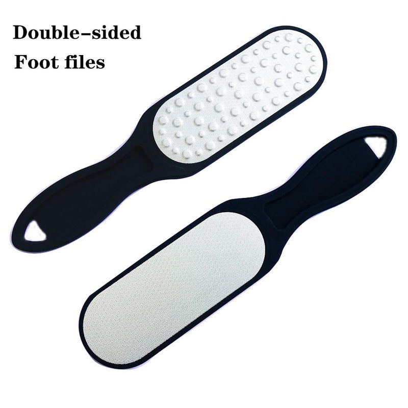 Pedicure Tool Kit, Stainless Steel Foot File and Toe Nail Clipper, Lengthened and Widened, Pedicure Tool For the Elderly, Used to Remove Dry, Cracked Dead Skin and Thick Nails. - BeesActive Australia