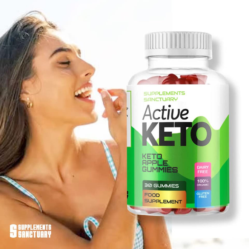 Supplements Sanctuary Active Keto Gummies Keto Apple Gummies (30 Gummies) Apple Flavour ACV 250ml - BeesActive Australia
