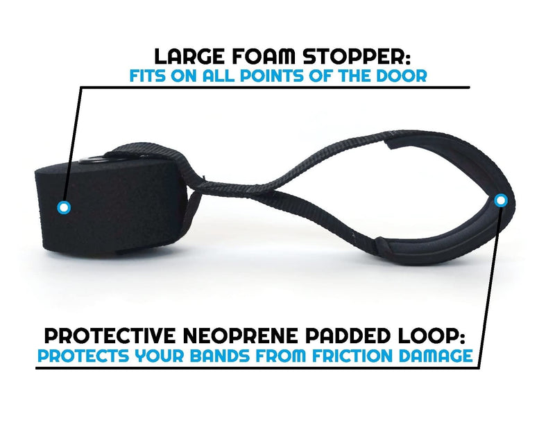 Boss Fitness Products - Extra Large Heavy Duty Door Anchor - Great for Resistance Bands, Physical Therapy Bands, and Closed Loop Bands - BeesActive Australia