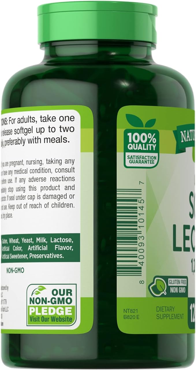 Nature's Truth Ultra Soy Lecithin 1200mg Quick Release Softgels - 120 CT, Pack of 2 - BeesActive Australia