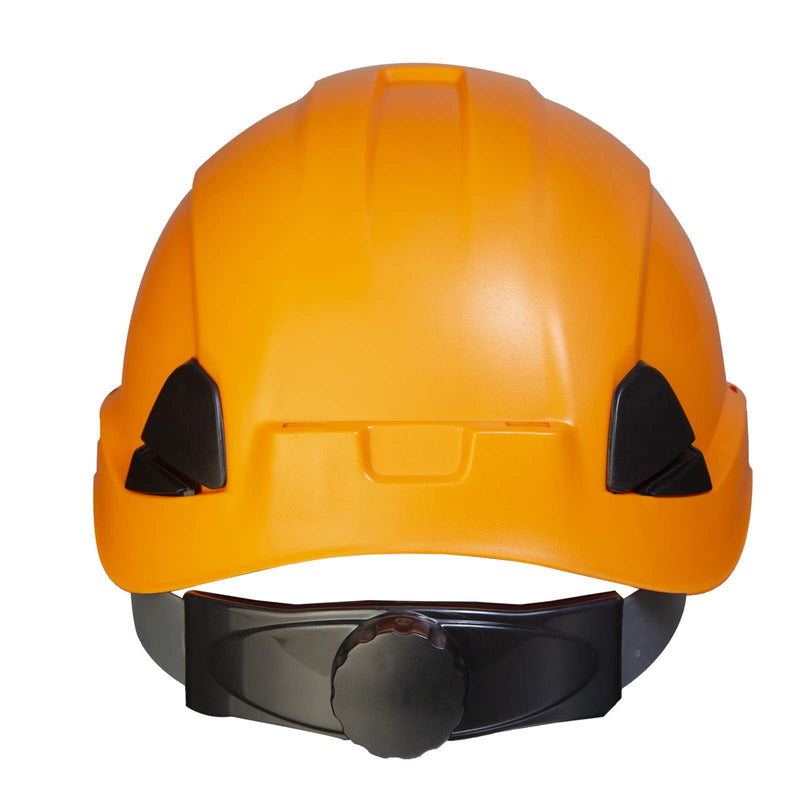 JORESTECH Hard Hat Orange ABS Work-At-Height and Rescue Slotted Helmet with 6-Point Adjustable Ratchet Suspension ANSI Z89.1-14 Certified For Work, Home, and General Headwear Protection HHAT-03 - BeesActive Australia