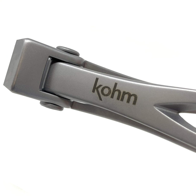 Kohm CP-220L Straight Blade, 5mm Heavy Duty, Wide Jaw Toenail Clippers for Thick Toenails or Tough Fingernails, Large Toenail Clippers for Men, Seniors, Adults - BeesActive Australia