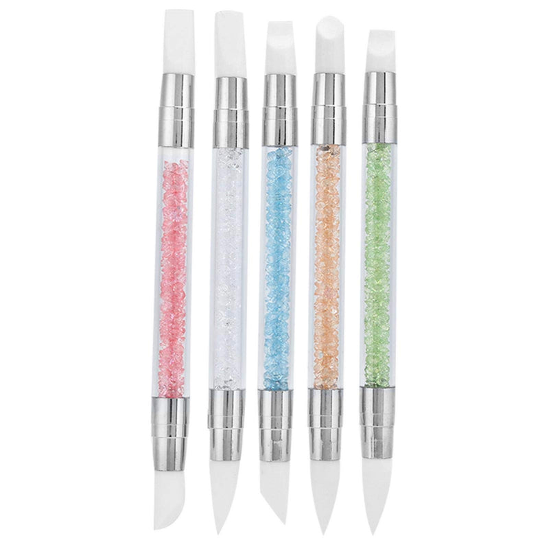 Nail Embossing Pen Nail Art Silicone Brushes for Home DIY Nail for Nail Design for Beginners - BeesActive Australia