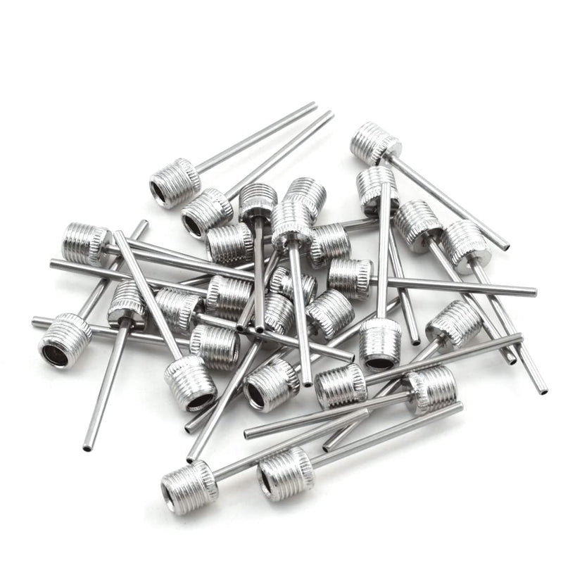 Aifeier ET Air Pump Needles Stainless Steel Inflatable Ball Pump Needles for Basketball Football Volleyball Soccer Ball Rugby Balls, 30 PCS - BeesActive Australia