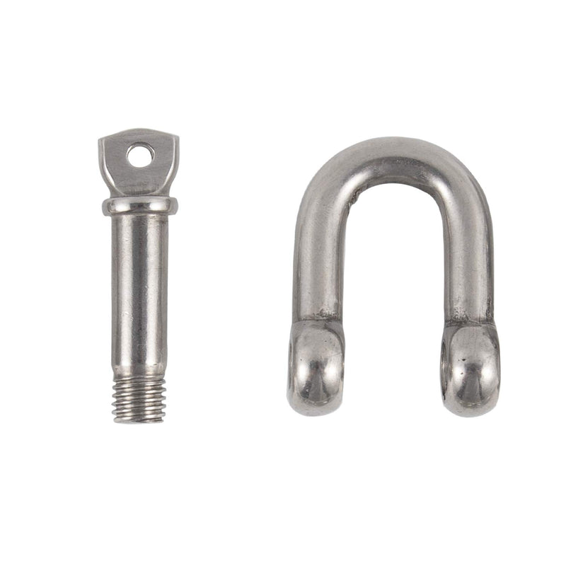 [AUSTRALIA] - M6 D Ring Bow Shackles 5PCs M6 Stainless Steel D Ring Bow Shackle U Lock Wire Rope Fastener 