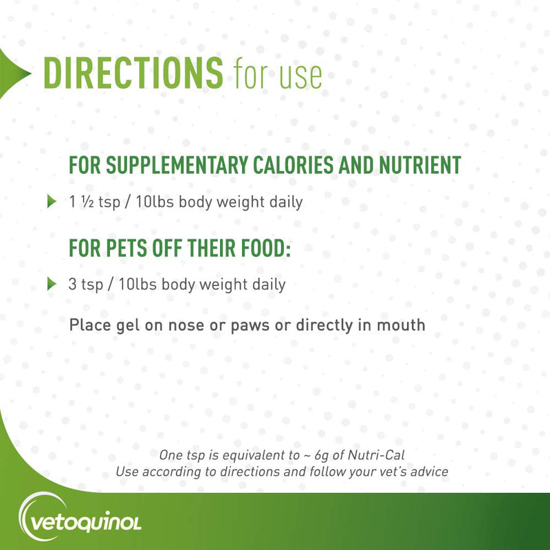 Vetoquinol Nutri-Cal 4.25 Oz - High Calorie Supplement for Cats and Dogs - BeesActive Australia