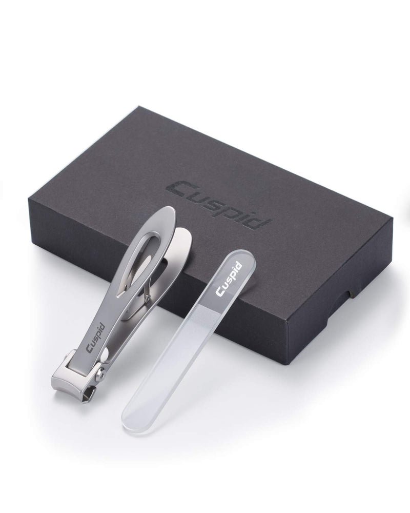 Cuspid 15 mm Stainless Steel Nail Clippers for thick nail, Wide Jaw Opening Fingernail Clippers for man and women&Seniors, Ingrown Toenail Clippers with nano nail shiner（Big） CU-ZJD0013 - BeesActive Australia