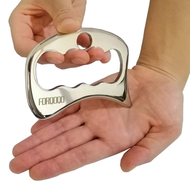 Stainless Steel Gua Sha-IASTM Tool- Gua sha Massage Tool Soft Tissue Therapy Used for Back,Neck, Legs, Arms,Shoulder (K) O shape - BeesActive Australia