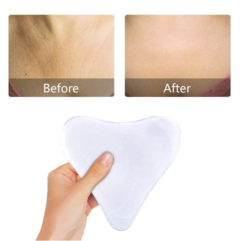 2 Pcs Decollete Pads Reusable Premium Silicone Chest Wrinkle Pad Firming Skin for Eliminating And Preventing Chest Wrinkle - BeesActive Australia