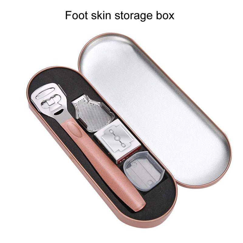 Callus Remover Foot Callus Shaver Set Stainless Steel Foot File Pedicure Tool Set for Dead Skin Removal(Rose Gold) Rose Gold - BeesActive Australia