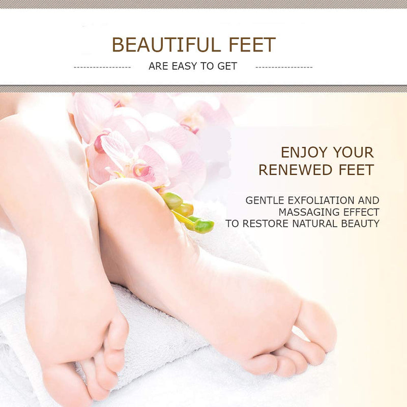 BIOAQUA Foot Care Herbal Massage Scrub-Exfoliating Cream Cleansing Delicate Feet Skin Shea Oil Natural Extracts180g - BeesActive Australia