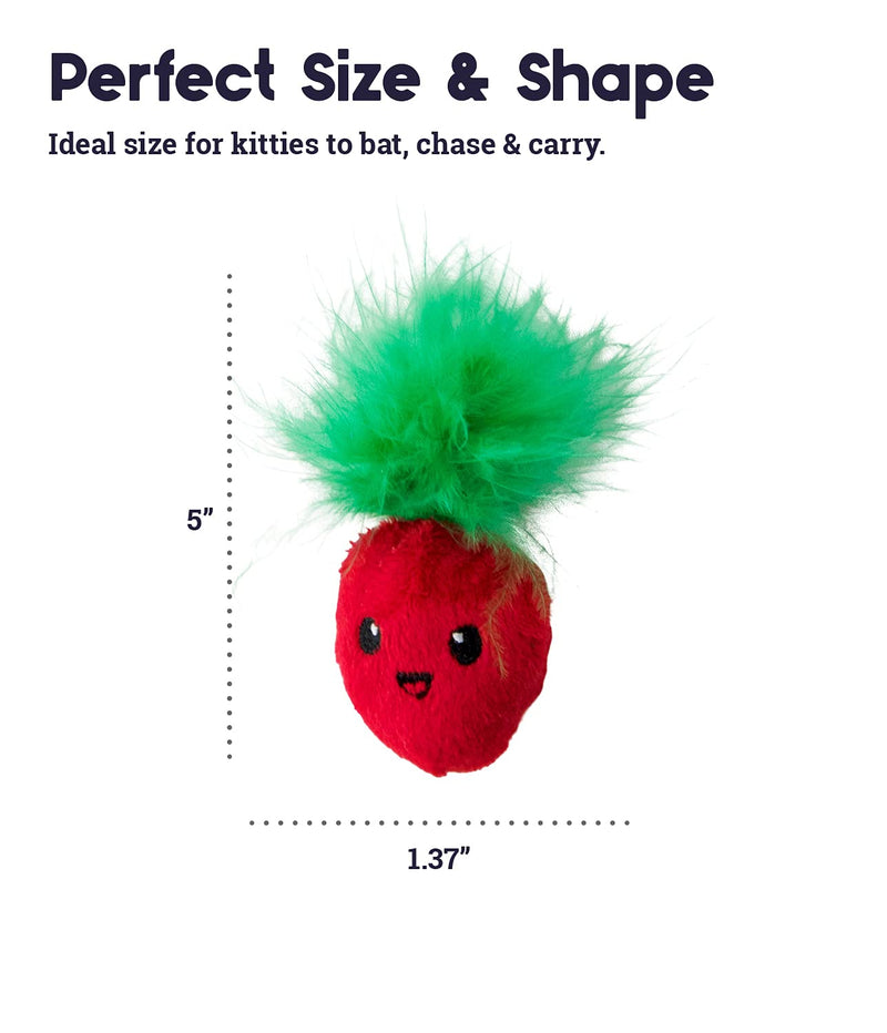 Catnip Foodie Toys One-Size Strawberry - BeesActive Australia