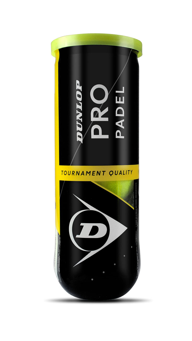 Dunlop Sports Dunlop Pro Padel, 3-Ball can, Yellow - BeesActive Australia