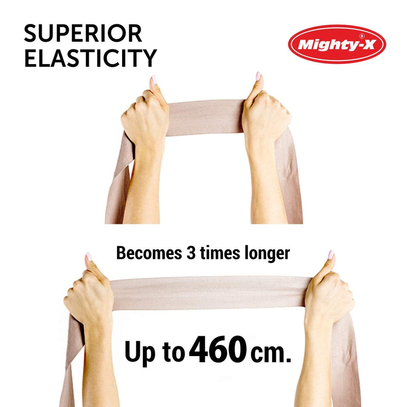 Premium Compression Bandage - Pack of 4 - (2 x 7.5cm + 2 x 10cm) - Durable Elastic Bandage Wrap + 12 Extra Clips - Stretches up to 4.6m 4 Piece Set - BeesActive Australia
